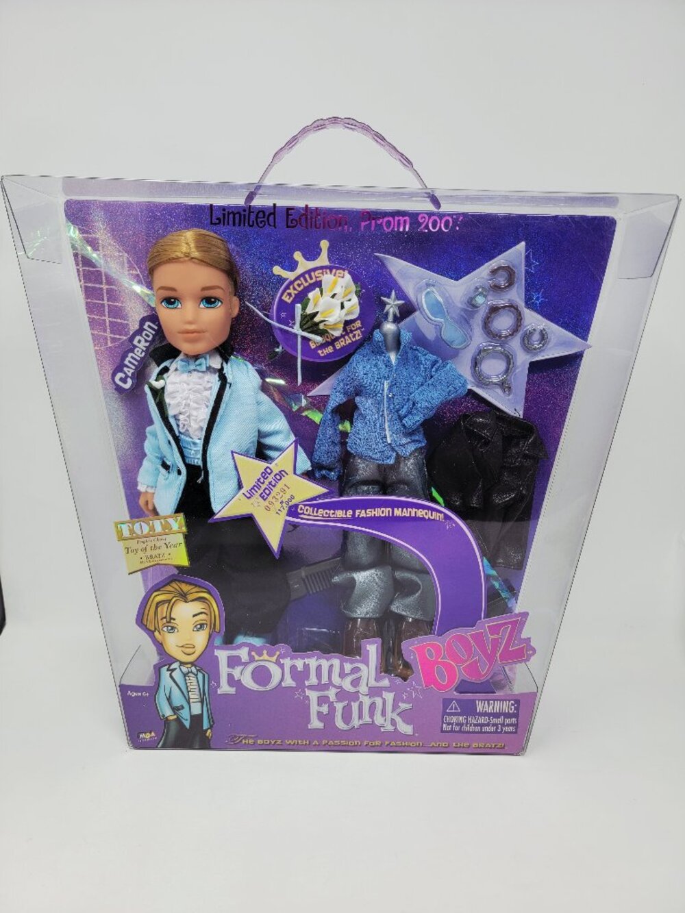 Bratz Boyz Formal Funk Cameron Limited Edition Prom 2003 Doll NIB MGA